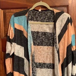 Pink Blush Striped Sweater